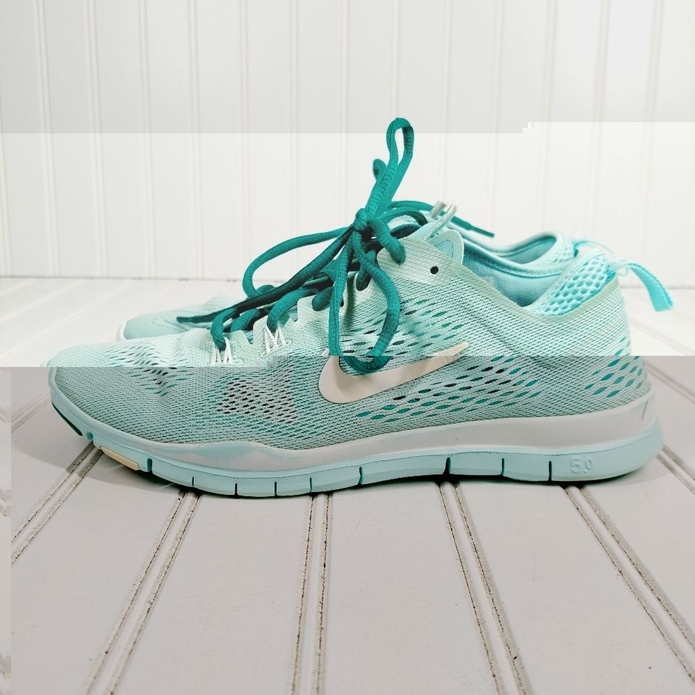 NIKE WMNS Free 5.0 TR Fit 4 Breath Mint Candy Turbo Green Athletic Shoe D297
